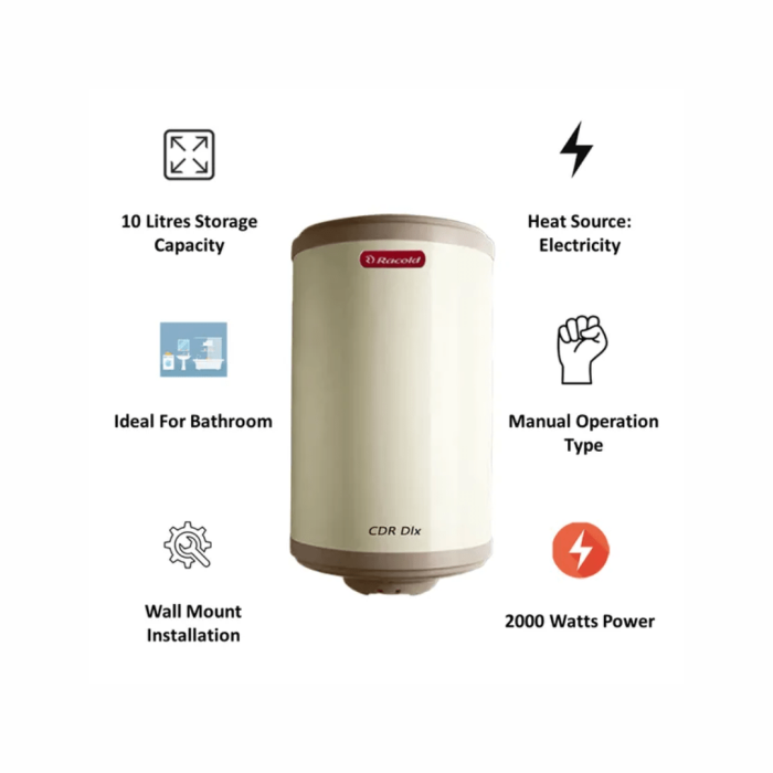 Racold CDR DLX Water Heater | Best price| @Studioonyx
