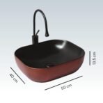 Brizzio Matt PS 399 Table Top Designer Wash Basin